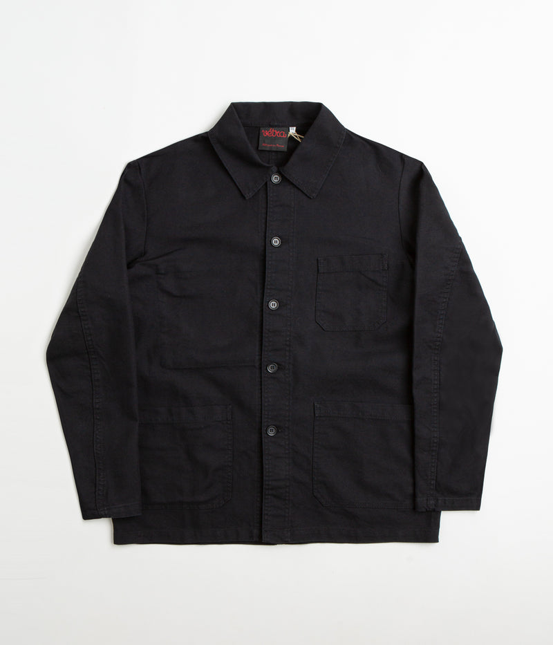 Vetra No.4 Organic Workwear Jacket in Washed Black