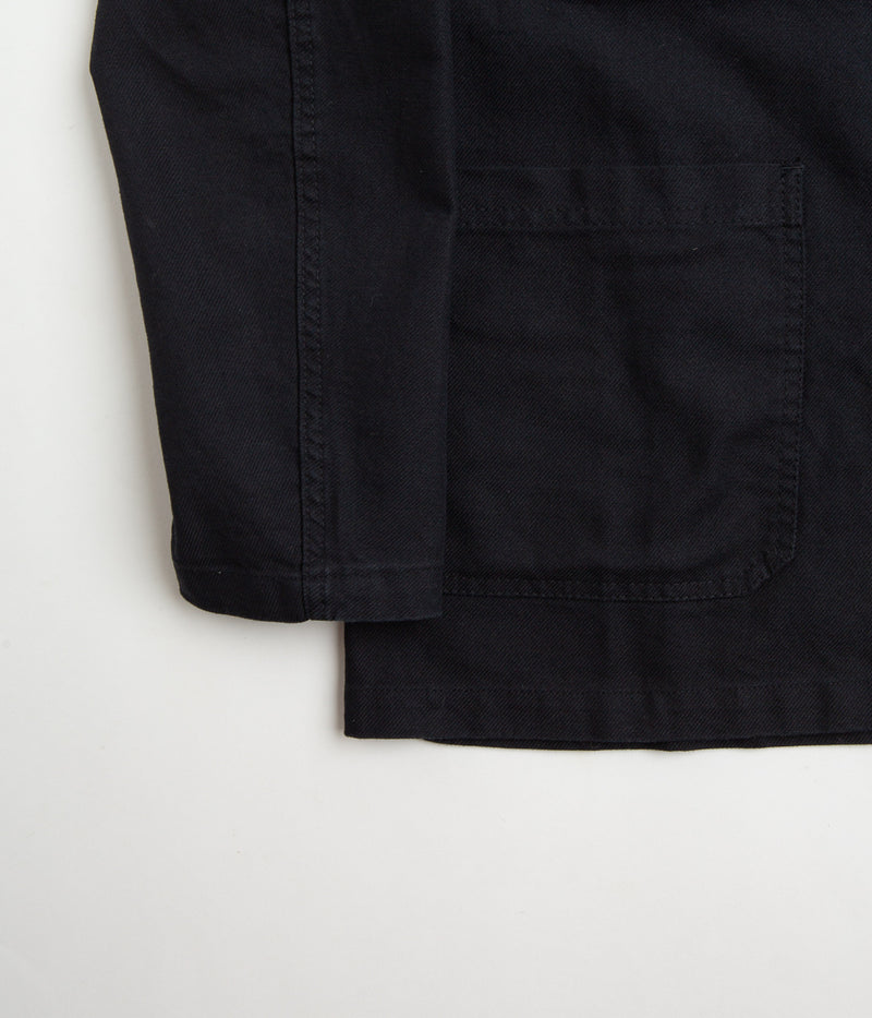 Vetra No.4 Organic Workwear Jacket in Washed Black