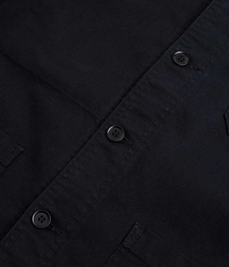 Vetra No.4 Organic Workwear Jacket in Washed Black