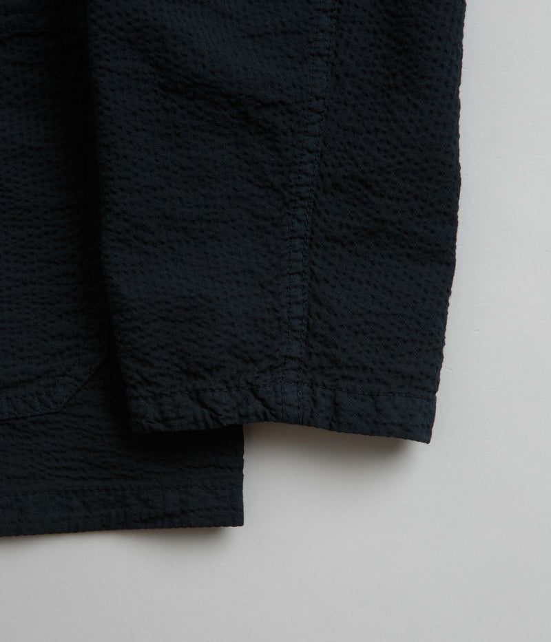 Vetra No.5 Seersucker Workwear Jacket in Navy