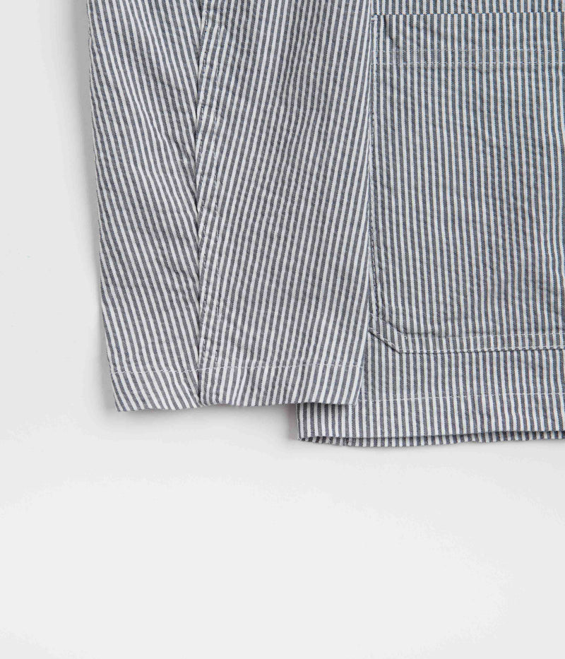 Vetra No.5 Workwear Jacket in White and Black