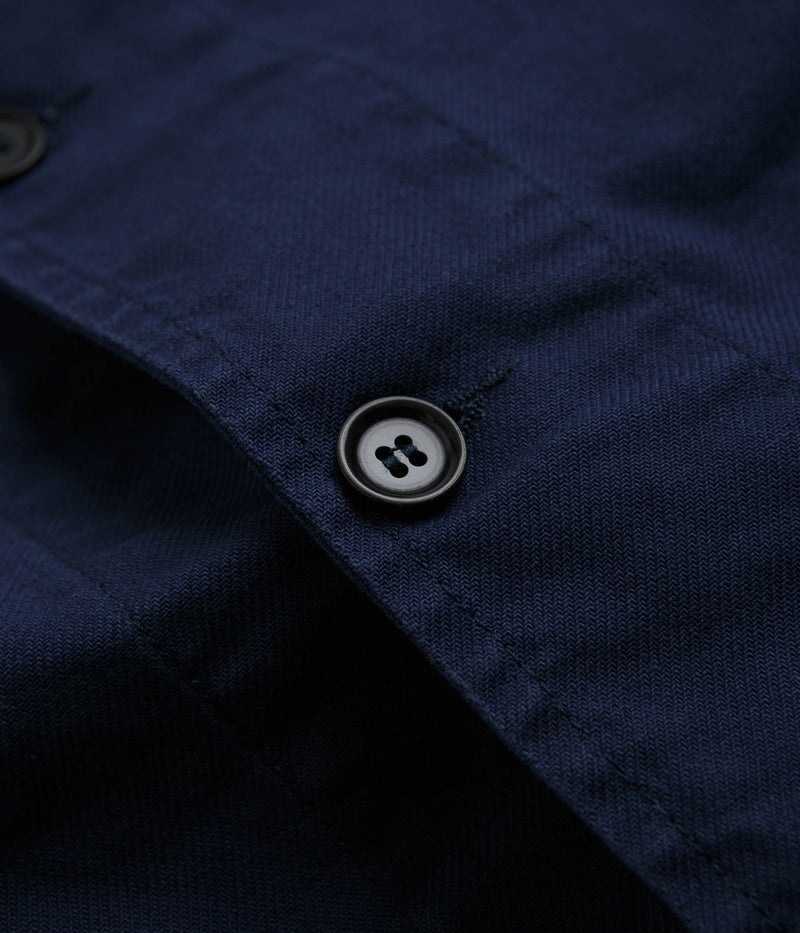 Vetra Organic Workwear Blazer in Navy