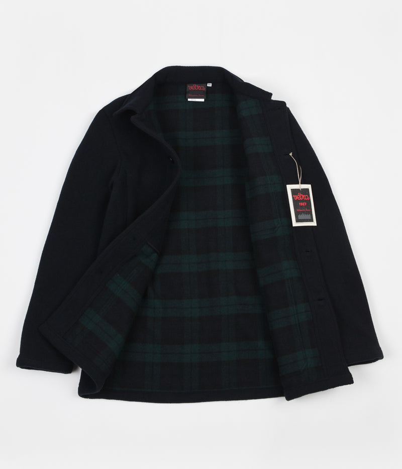 Vetra Workwear Double Face Melton Jacket in Navy