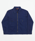 Vetra Zipped Workwear Jacket in Navy