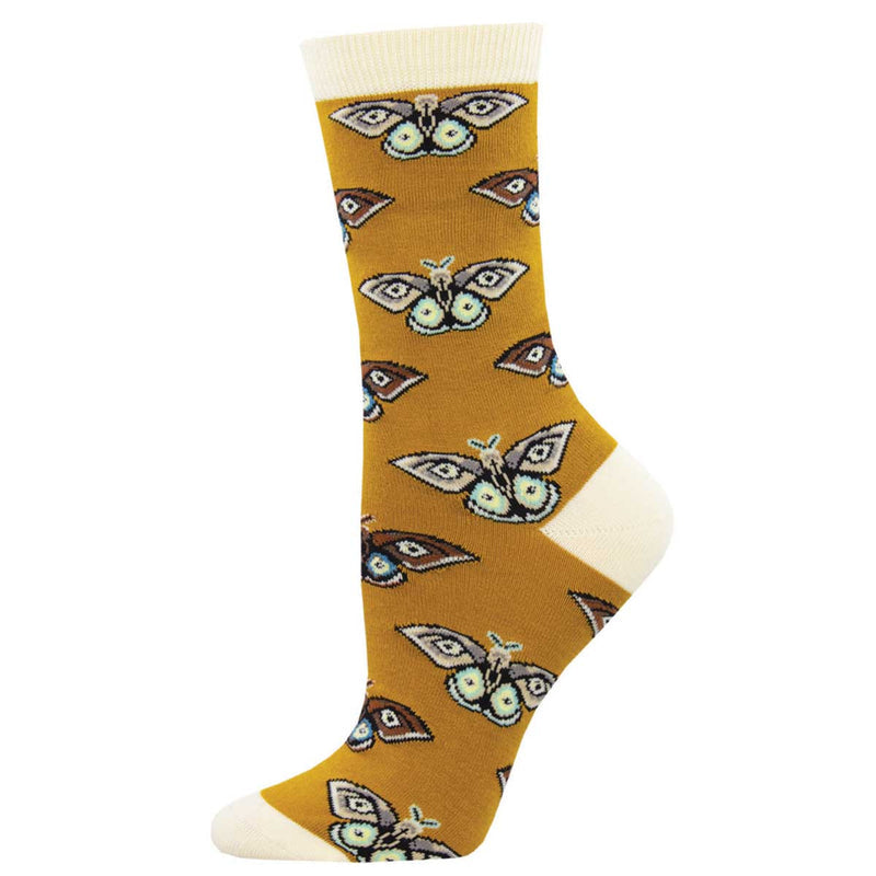 Vintage Moths - Women's Bamboo Crew