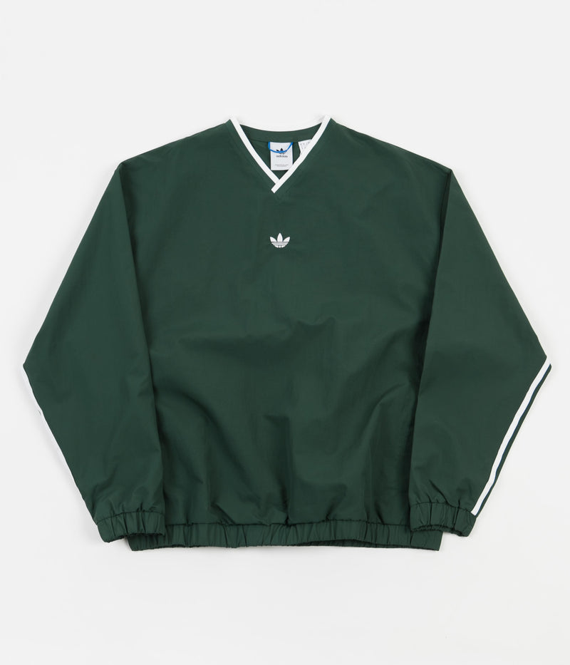 Adidas Windbreaker Sweatshirt in Collegiate Green and White