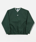Adidas Windbreaker Sweatshirt in Collegiate Green and White