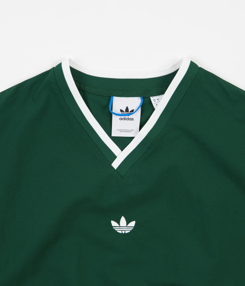 Adidas Windbreaker Sweatshirt in Collegiate Green and White