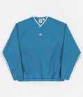 Adidas Windbreaker Sweatshirt in Sonic Aqua and White