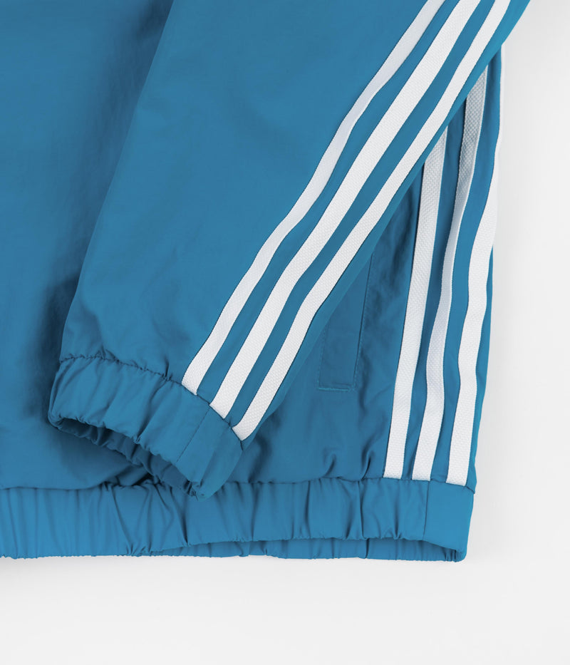 Adidas Windbreaker Sweatshirt in Sonic Aqua and White
