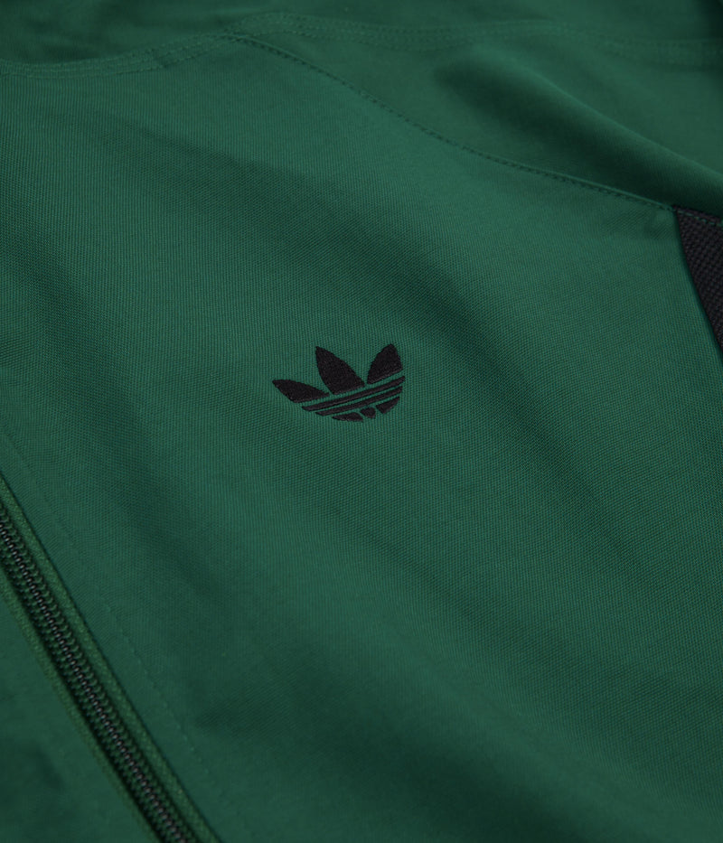 Adidas Workshop Windbreaker Jacket in Collegiate Green and Black