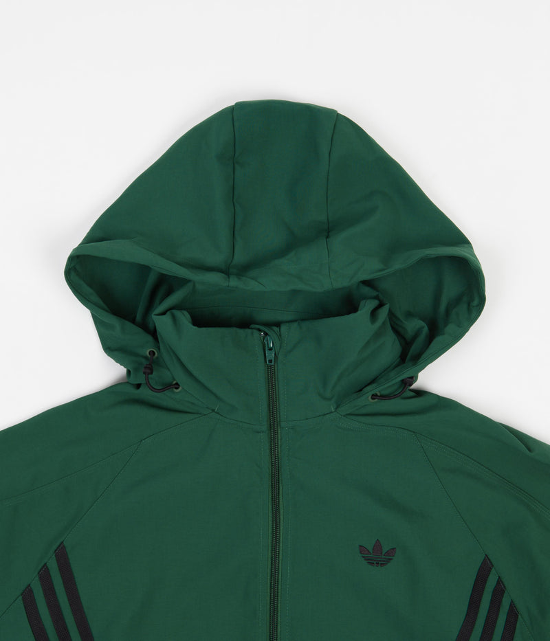 Adidas Workshop Windbreaker Jacket in Collegiate Green and Black