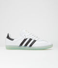Adidas x Dill Samba Shoes in FTWR White and Core Black / Gold Metallic
