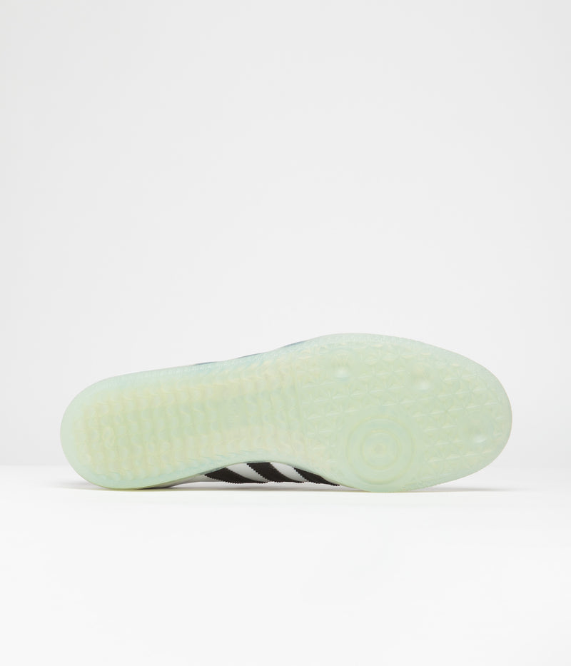 Adidas x Dill Samba Shoes in FTWR White and Core Black / Gold Metallic