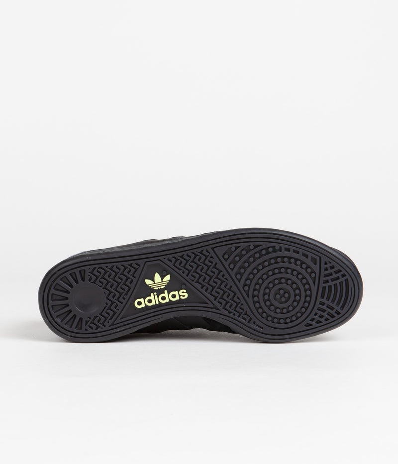 Adidas x Mike Arnold Handball Top Shoes in Core Black and Shadow Navy / Pulse Yellow