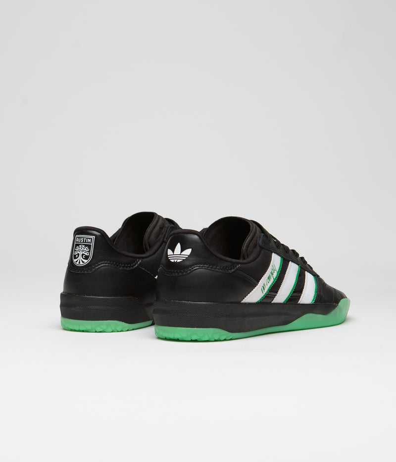 Adidas x No Comply x Austin FC Copa Premiere Shoes in Core Black and FTWR White / Real Green