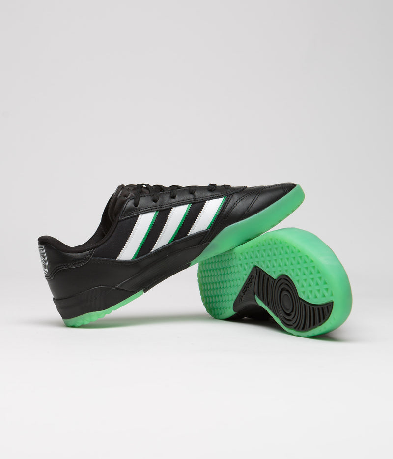 Adidas x No Comply x Austin FC Copa Premiere Shoes in Core Black and FTWR White / Real Green