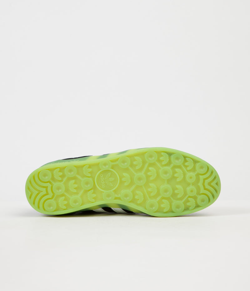 Adidas x Palace Pro 'Chewy' Shoes in Black and White / Green