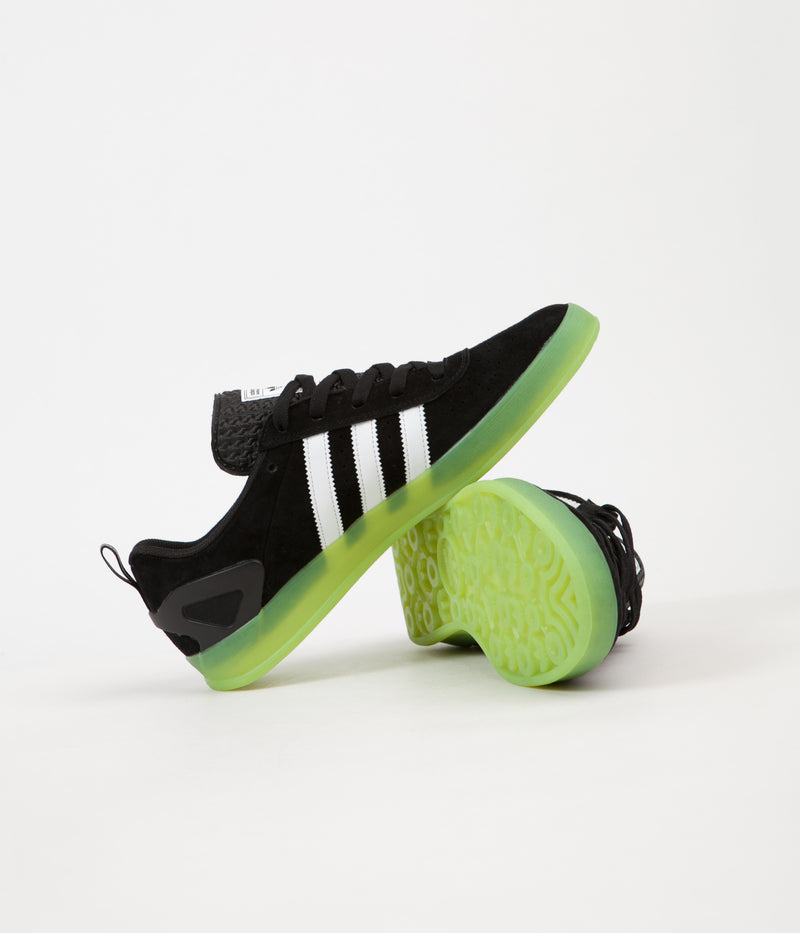 Adidas x Palace Pro 'Chewy' Shoes in Black and White / Green