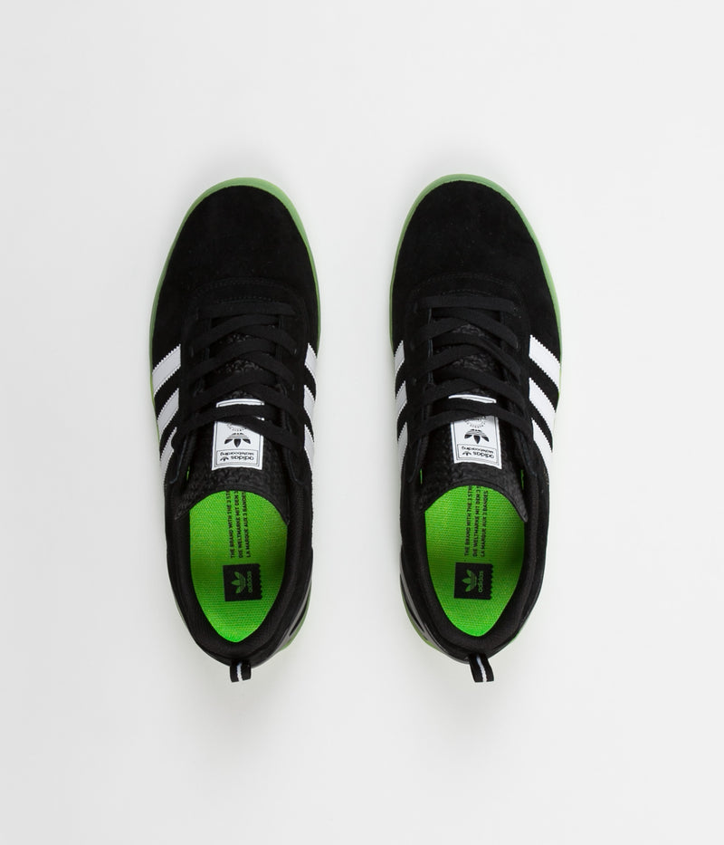 Adidas x Palace Pro 'Chewy' Shoes in Black and White / Green