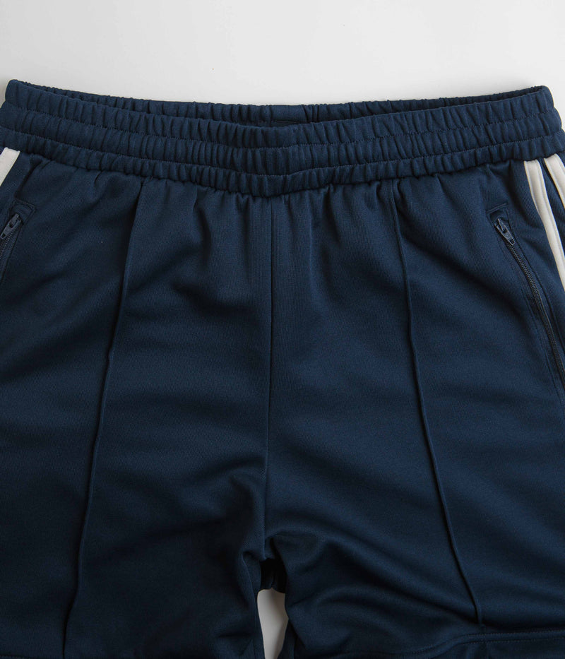 Adidas x Pop Trading Company Beckenbauer Track Pants in Collegiate Navy and Chalk White