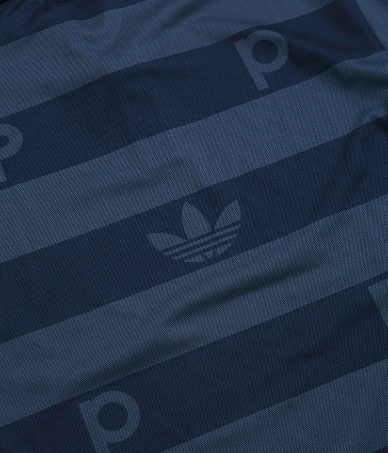 Adidas x Pop Trading Company Polo Shirt in Crew Navy and Collegiate Navy