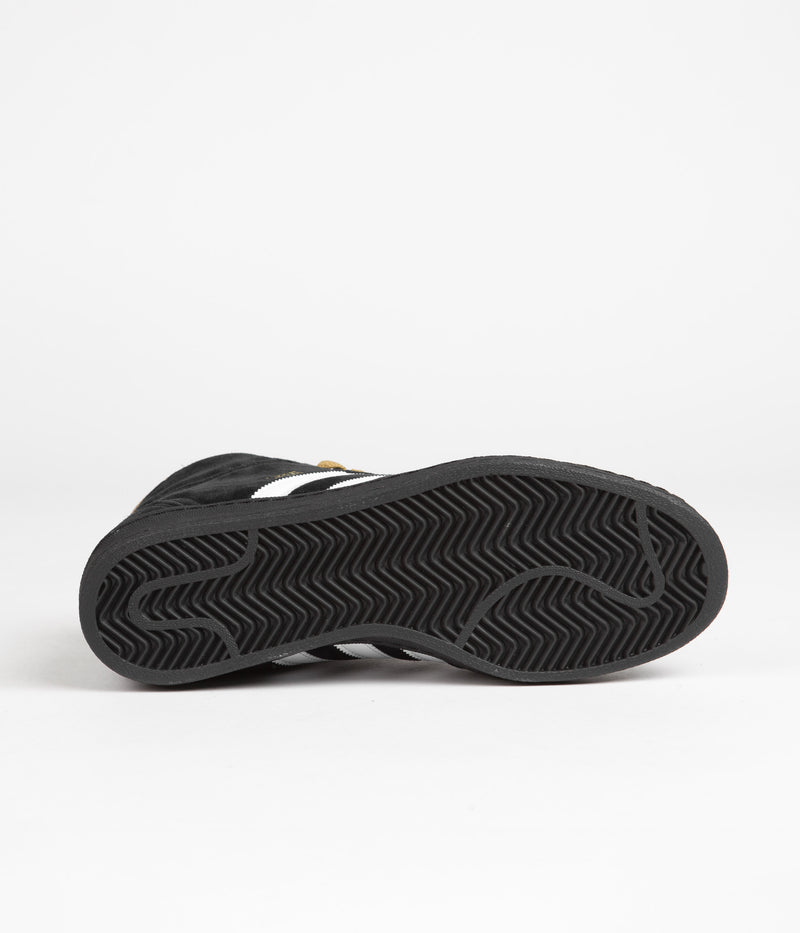 Adidas x Sneeze Superskate Shoes in Core Black and FTWR White / Golden Beige