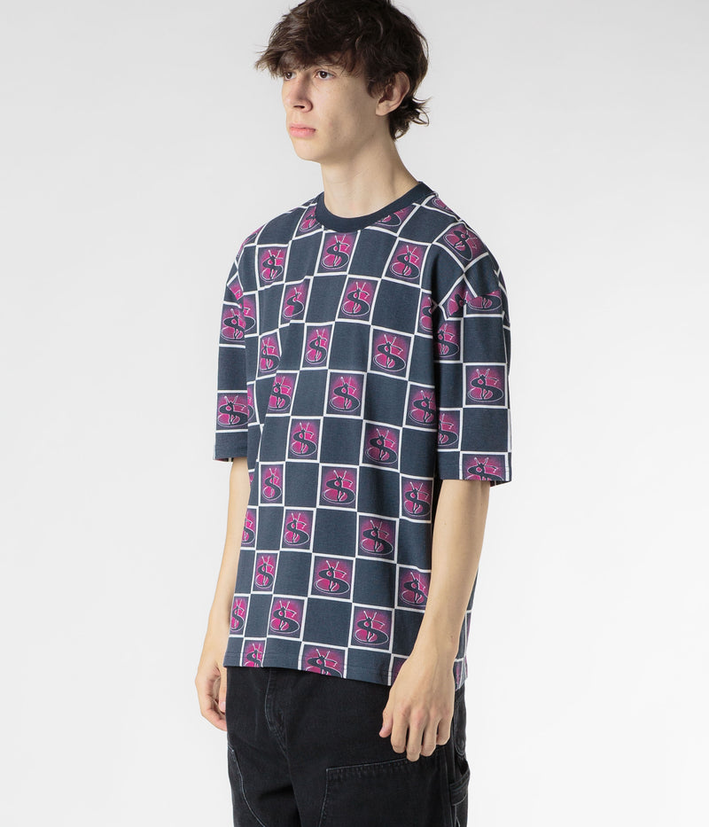 Yardsale Bellagio Pique T-Shirt in Black