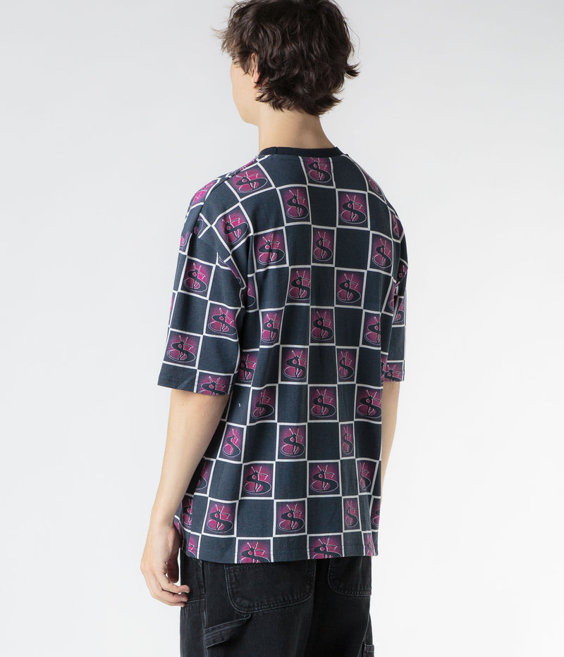 Yardsale Bellagio Pique T-Shirt in Black