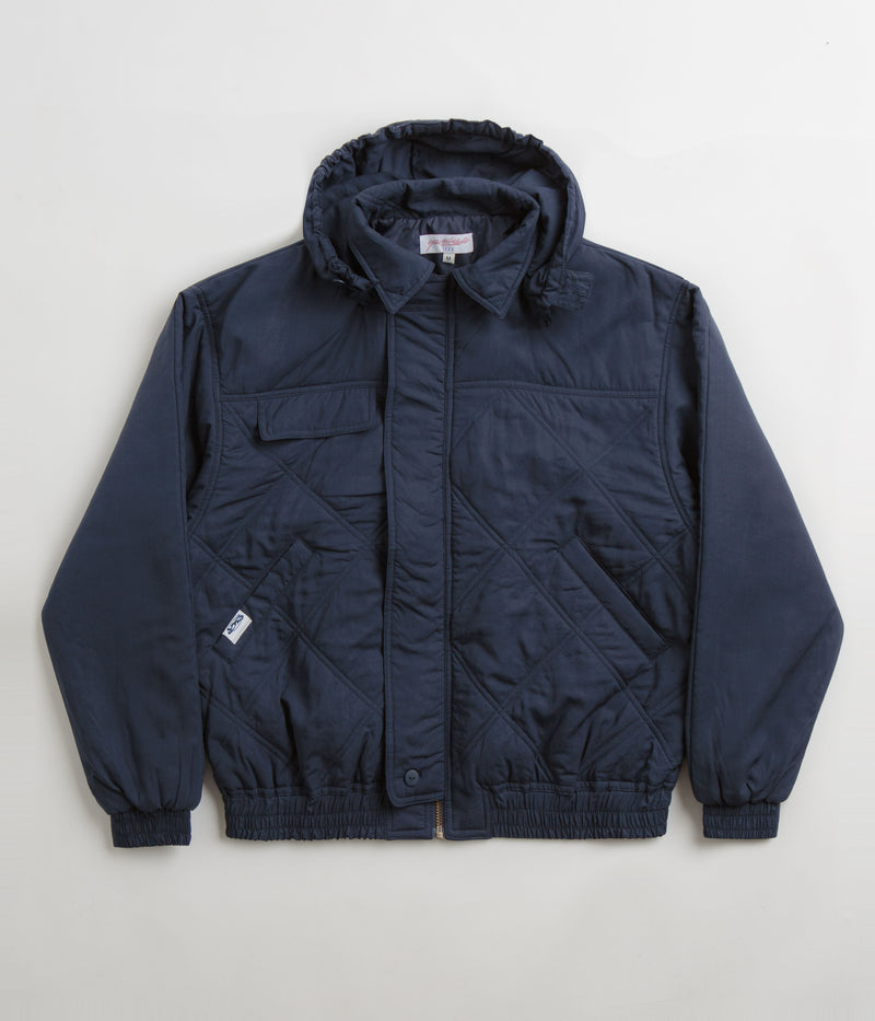 Yardsale Diamond Quilted Jacket in Blue