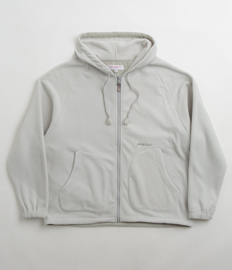 Yardsale Fleece Zip Hoodie in Silver