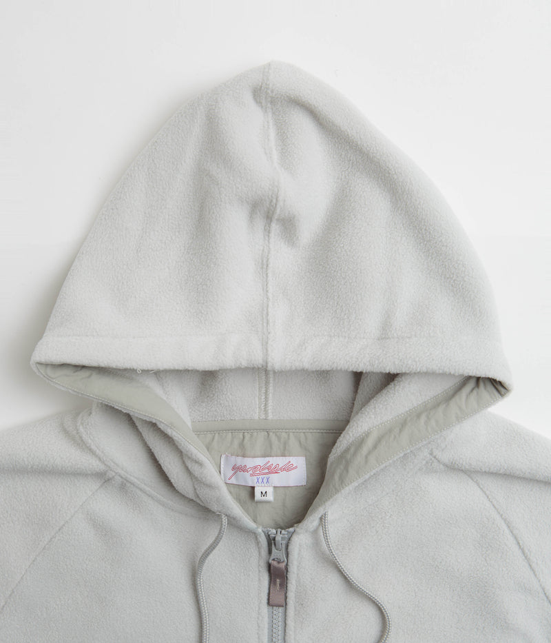 Yardsale Fleece Zip Hoodie in Silver