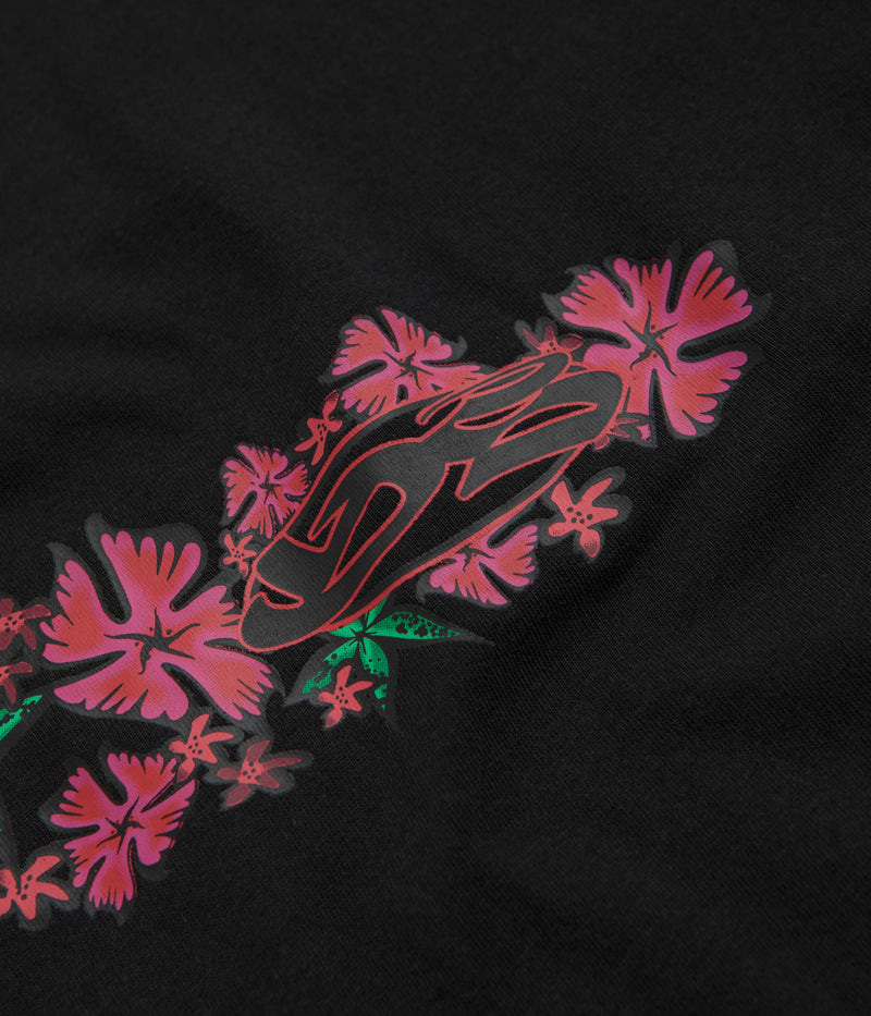 Yardsale Flower T-Shirt in Black