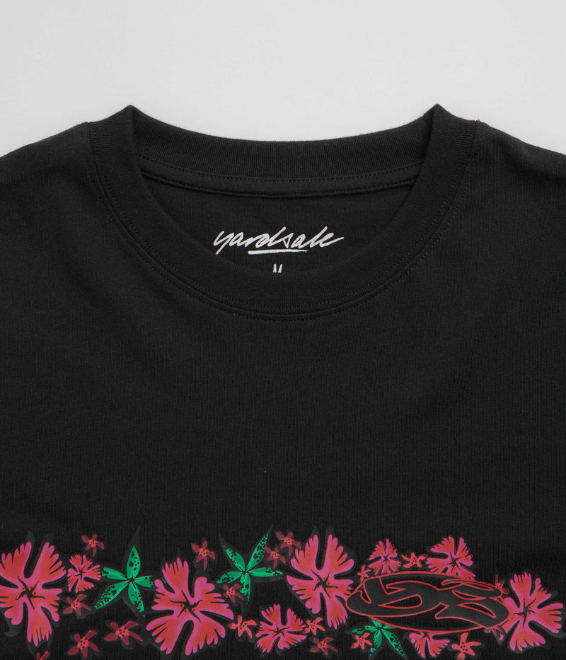 Yardsale Flower T-Shirt in Black