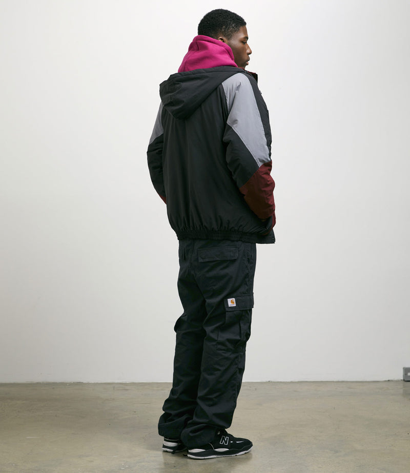 Yardsale Genesis Jacket in Burgundy and Black / Grey