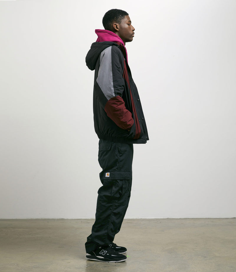 Yardsale Genesis Jacket in Burgundy and Black / Grey