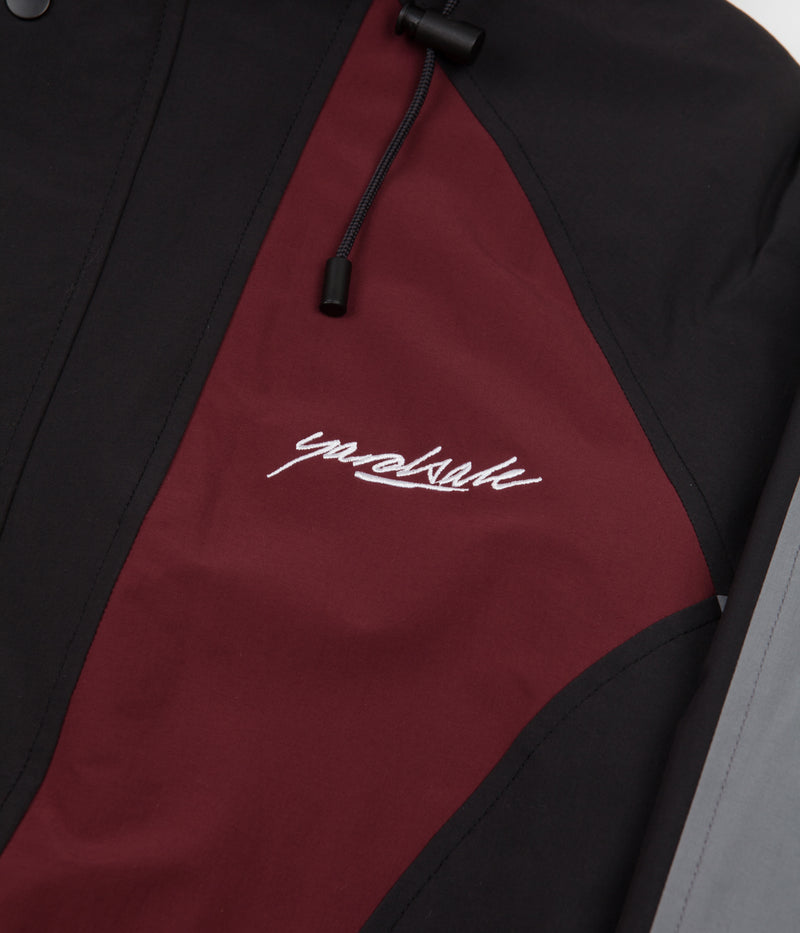 Yardsale Genesis Jacket in Burgundy and Black / Grey