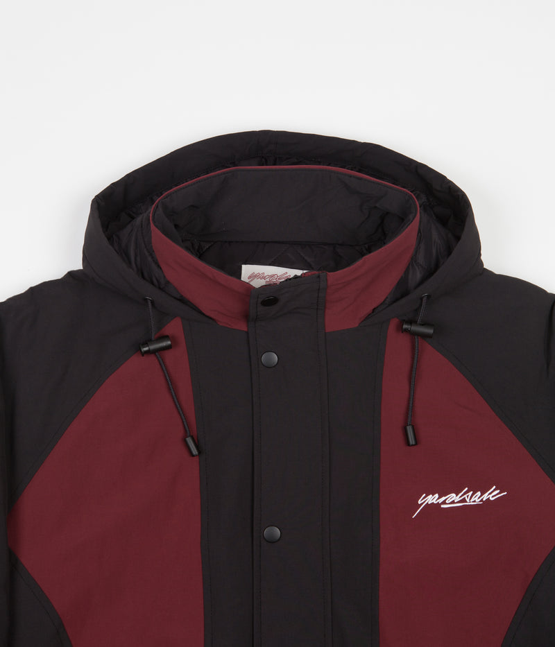 Yardsale Genesis Jacket in Burgundy and Black / Grey
