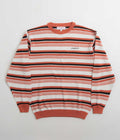 Yardsale Mirage Knit Sweatshirt in Orange and White