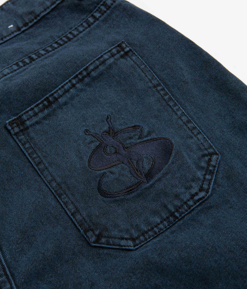 Yardsale Phantasy Shorts in Overdyed Blue