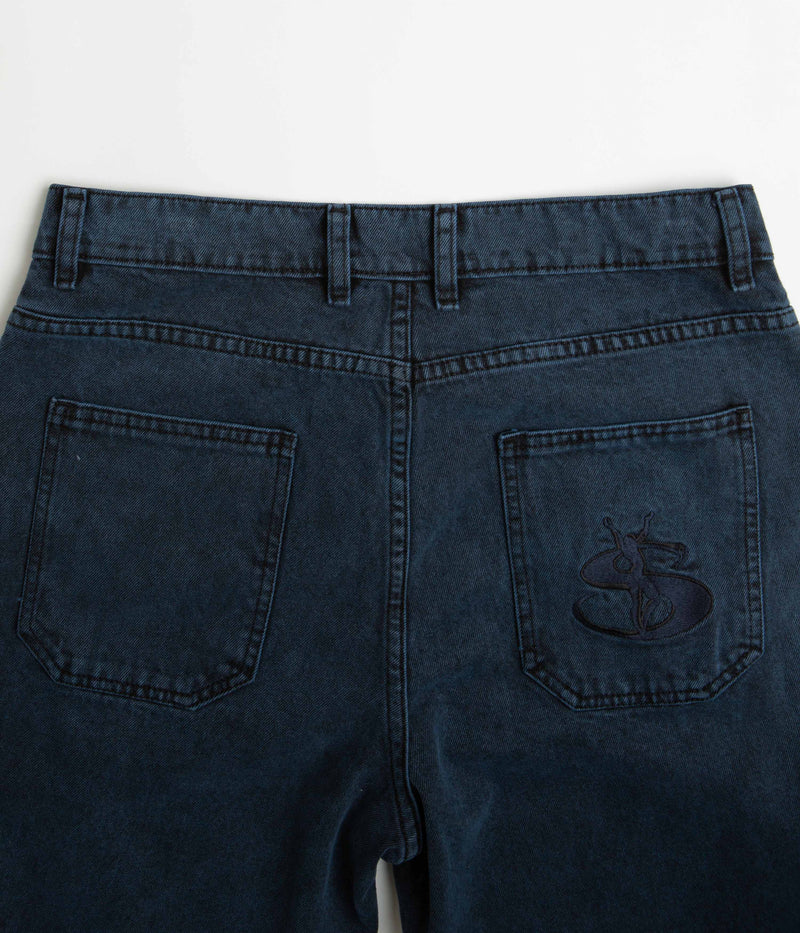 Yardsale Phantasy Shorts in Overdyed Blue