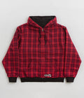 Yardsale Reversible Flannel Hoodie in Black