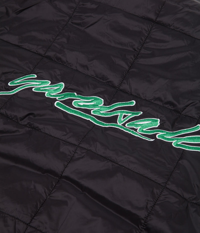 Yardsale Reversible Half-Zip Puffer Jacket in Navy and Black