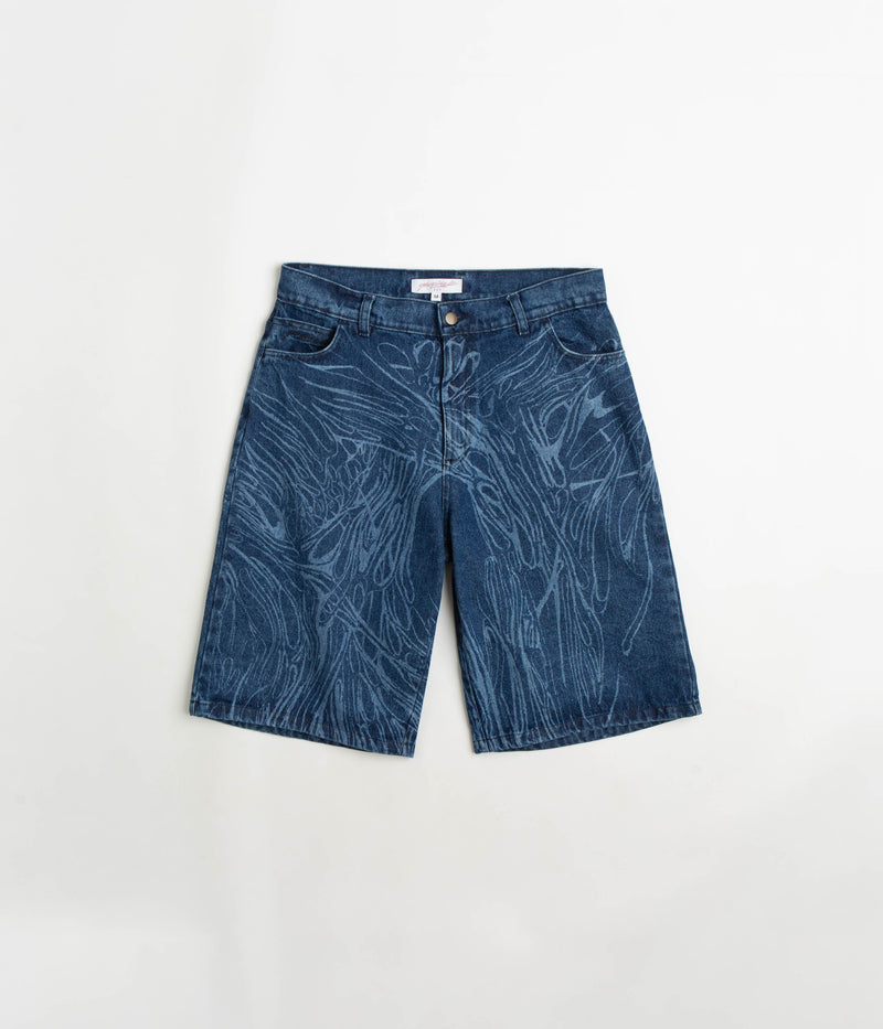 Yardsale Ripper Shorts in Denim