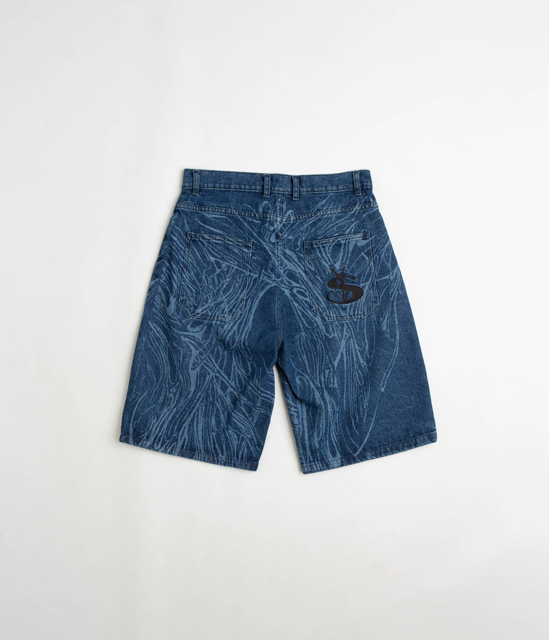 Yardsale Ripper Shorts in Denim