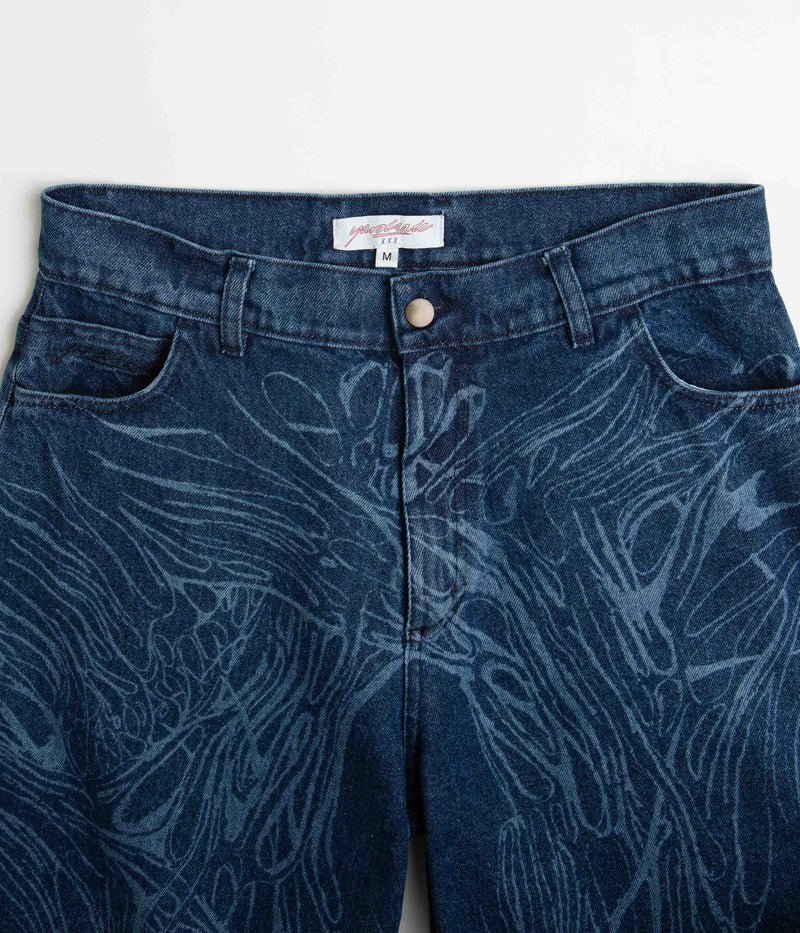 Yardsale Ripper Shorts in Denim