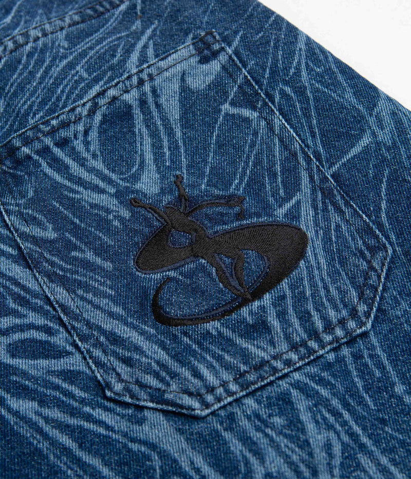 Yardsale Ripper Shorts in Denim