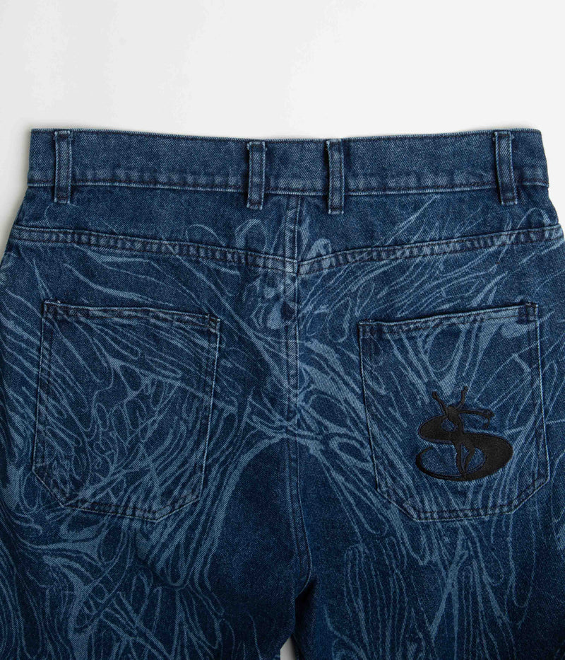 Yardsale Ripper Shorts in Denim