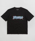 Yardsale Shiny T-Shirt in Black