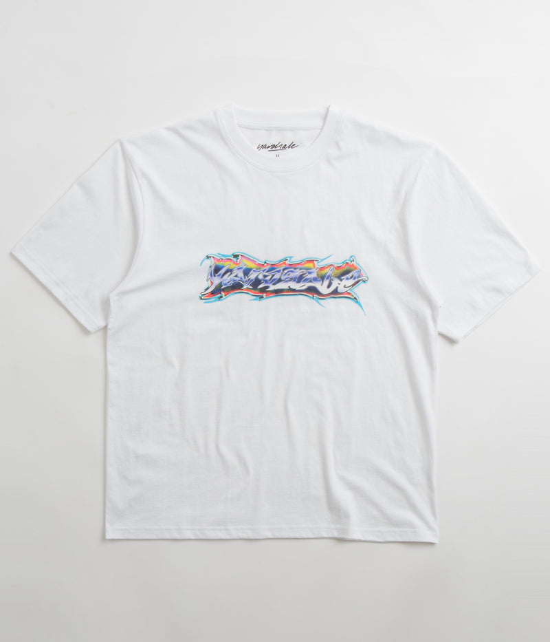 Yardsale Shiny T-Shirt in White